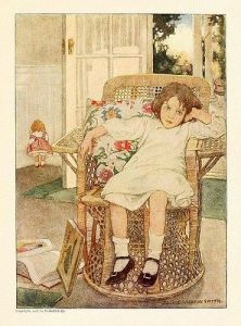 Girl In Chair - Jessie Wilcox Smith